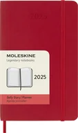 Kalendarze - MOLESKINE kalendarz 2025 CZERWONY POCKET SOFT DZIENNY (9x14) - miniaturka - grafika 1
