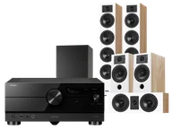 Kino domowe - Yamaha RX-A4A (czarny) + Diva 6 + 3 + 7 (dąb) + Basso 880 - miniaturka - grafika 1