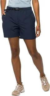Jack Wolfskin Damskie szorty Summer Walk W Shorts, Night Blue, 38, niebieski (Night Blue), 38 - Spodenki damskie - miniaturka - grafika 1