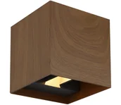 Lampy ogrodowe - Globo 34168W - LED Kinkiet zewnętrzny VERONIKA 2xLED/3W/230V IP44 brązowy - miniaturka - grafika 1