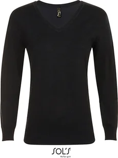 SOLS Damska bluza Glory Sweater 01711 Schwarz Black M - Bluzy damskie - miniaturka - grafika 1