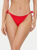 Stroje kąpielowe - Calvin Klein Swimwear Dół od bikini KW0KW02431 Czerwony - miniaturka - grafika 1
