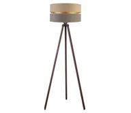 Lampy stojące - Duolla - Lampa podłogowa DUO 1xE27/60W/230V beżowy/szare/brązowy - miniaturka - grafika 1