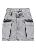 Spódnice - Retour Spódnica dżinsowa "Olga" w kolorze szarym - miniaturka - grafika 1