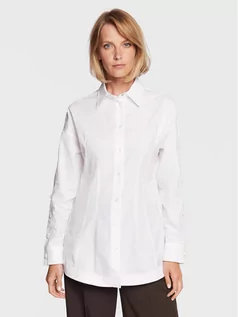 Koszule damskie - Iceberg Koszula 23EI2P0G05101151101 Biały Slim Fit - grafika 1
