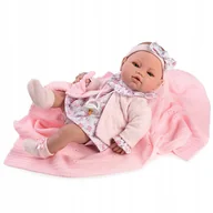 Lalki dla dziewczynek - LALKA HISZPAŃSKA BOBAS GUMOWA Z SMOCZKIEM + KOCYK - miniaturka - grafika 1