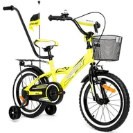 Rowery - Rower dziecięcy GERMINA BMX 16 cali dla chłopca Żółty - miniaturka - grafika 1