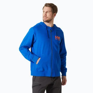 Bluza męska Helly Hansen HH Logo Full Zip Hoodie 2.0 cobalt 2.0 - Bluzy męskie - miniaturka - grafika 1