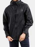 Kurtki męskie - Kurtka przeciwdeszczowa Black Diamond Treeline Rain Shell - black - miniaturka - grafika 1