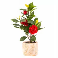 Sztuczne kwiaty - Sztuczne Kwiaty W Doniczce 29cm Różne Kolory - miniaturka - grafika 1