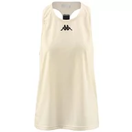 Koszulki i topy damskie - Kappa Kombat Dare Top, White Off, XS Kobiety, Biały wyłączony, XS - miniaturka - grafika 1