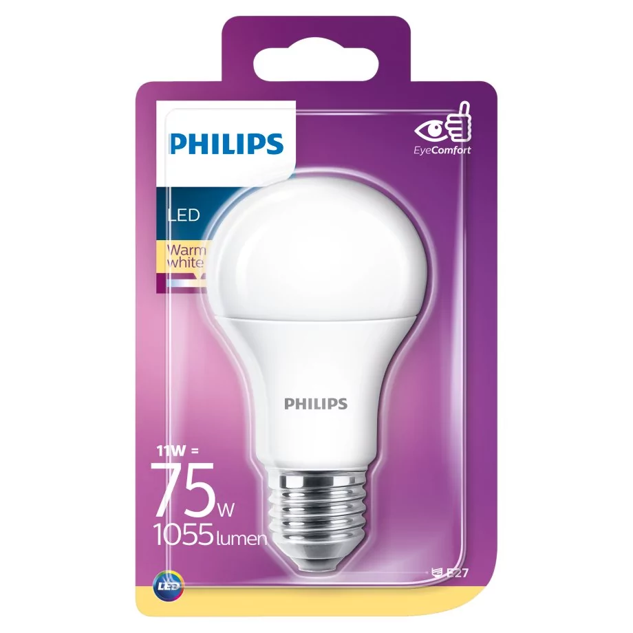 Philips lighting Żarówka LED 75W A60 E27 WW FR ND 1PF/10 929001234404 929001234404