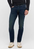 Spodnie damskie - Męskie Spodnie jeansowe Mustang Style Oregon Slim Denim Blue 1016802 5000 903 - miniaturka - grafika 1