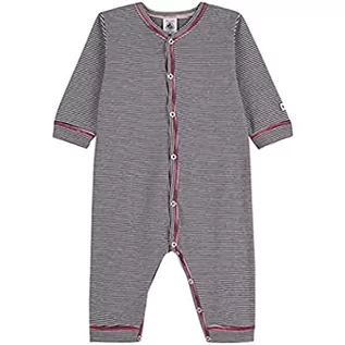 Piżamy chłopięce - Petit Bateau Zestaw piżamy Unisex-Bimbi, Smoking/Marshmallow, 3 mesi - grafika 1