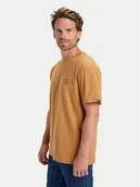 Koszulki męskie - Quiksilver T-Shirt Anchor EQYZT08178 Beżowy Regular Fit - miniaturka - grafika 1