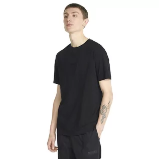 Koszulki męskie - Puma Koszulka Męska T-Shirt Modern Basics Tee Black 847407 01 L - grafika 1