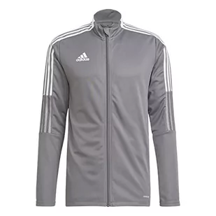 adidas Kurtka męska Tiro21 Tk Jkt, Team Grey Four, XXL - Kurtki męskie - miniaturka - grafika 1