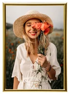 Ramki na zdjęcia - Ramka na zdjęcie plakat 61x91,5 Ertom LINE STYLE CzarnZłota - miniaturka - grafika 1