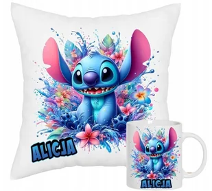 Zestaw Poduszka Kubek Lilo Stitch Disney Na Prezent Dla Dziecka - Kołdry i poduszki dla dzieci - miniaturka - grafika 1