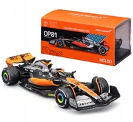 Samochody i pojazdy dla dzieci - BOLID F1 McLaren MCL60 Oscar Piastri GP Wielkiej Brytanii 2023 1:43 BBURAGO - miniaturka - grafika 1