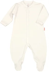 PAJAC pajacyk z BAWEŁNY ORGANICZNEJ certyfikat GOTS BIAŁY r 62 KLEKLE - Pajacyki dla niemowląt - miniaturka - grafika 1