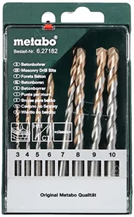 Metabo zestaw do do betonu HM&quot;classic&quot; w kasecie 8szt. 627182000 - Wiertła - miniaturka - grafika 1