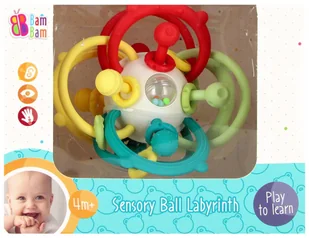 Kula sensoryczna. Labirynt - Grzechotki dla dzieci - miniaturka - grafika 1