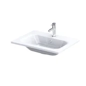 Umywalki - Umywalka meblowa Oristo Are 61x46 cm prostokątna biały połysk UME-AR-60-92 - miniaturka - grafika 1