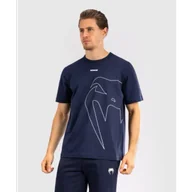 Koszulki sportowe męskie - Venum T-Shirt Koszulka Giant Contender Navy Blue - miniaturka - grafika 1