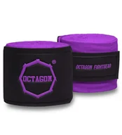 Bandaże bokserskie - Octagon Bandaże bokserskie Supreme Basic purple 3 m - miniaturka - grafika 1