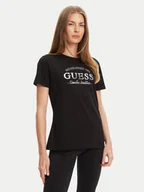 Koszulki i topy damskie - Guess T-Shirt V5YI12 J1314 Czarny Regular Fit - miniaturka - grafika 1
