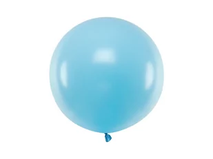 Party Deco Balon olbrzym 60 cm średnicy - pastelowy błękitny. OLBOM-001J - Balony i akcesoria - miniaturka - grafika 1