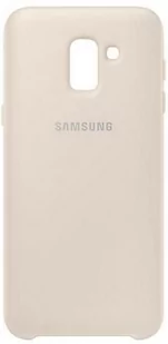 Samsung Galaxy J6 2018 Dual Layer Cover EF-PJ600CF złoty EF-PJ600CFEGWW - Etui i futerały do telefonów - miniaturka - grafika 1