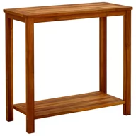 Stoły ogrodowe - vidaXL Ogrodowy stolik konsolowy, 80x35x75 cm, lite drewno akacjowe - miniaturka - grafika 1