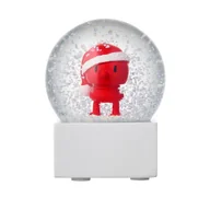 Figurki dekoracyjne - Hoptimist, Figurka kula śnieżna Hoptimist Santa Snow Glob S czerwona 26381 - miniaturka - grafika 1