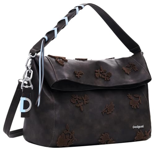 Desigual Torebka_Stencil, Handbag Women's, Brązowy brązowy