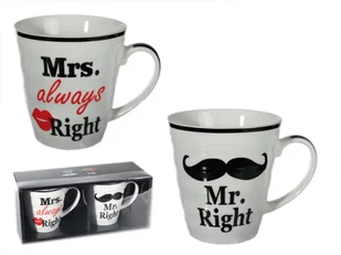 OOTB Kubki, Mr&Mrs always right, 2 szt. - Kubki - miniaturka - grafika 2
