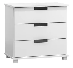 Komoda sosnowa drewniana nr2 Modern 80x80x42 biała - Komody - miniaturka - grafika 1