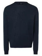 Swetry męskie - Andrew James - Sweter męski z dodatkiem kaszmiru, niebieski - miniaturka - grafika 1