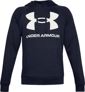Under Armour Bluza męska Rival Fleece Big Logo HD granatowa r. L 1357093 410 - Bluzy męskie - miniaturka - grafika 1