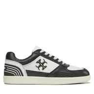 Sneakersy damskie - Sneakersy Tory Burch Clover Court 152959 Czarny - miniaturka - grafika 1