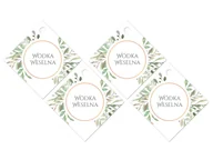 Wesele i ślub - Zawieszki z wstążeczką na wódkę weselną - 12 szt. - miniaturka - grafika 1