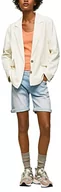 Spodenki damskie - Pepe Jeans Szorty damskie Poppy, Niebieski (Denim-pe6), 30W - miniaturka - grafika 1