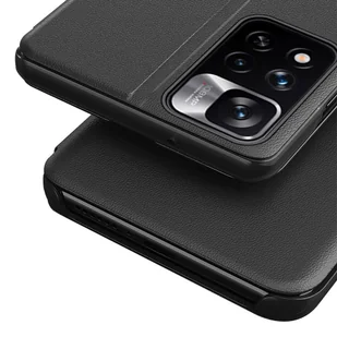Eco Leather View Case elegancki futerał etui z klapką i funkcją podstawki Xiaomi Redmi Note 11T 5G / Redmi Note 11S 5G / Poco M4 Pro 5G niebieski - Etui i futerały do telefonów - miniaturka - grafika 6