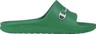 Klapki i japonki męskie - Klapki męskie Champion Cabana Slide zielone S22413 GS130 42 - miniaturka - grafika 1