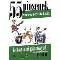 Vesper 55 piosenek harcerskich. Z chwytami gitarowymi i na instrumenty klawiszowe - Vesper - Książki o muzyce - miniaturka - grafika 1