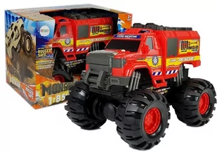 Monster Auto Wóz Strażacki Straż Duże Koła 1:8 40 cm x 30 cm x 35 cm - Samochody i pojazdy dla dzieci - miniaturka - grafika 1