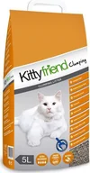 Żwirek dla kotów - Żwirek dla kota Sanicat Kittyfriend Bezzapachowy 5 l - miniaturka - grafika 1