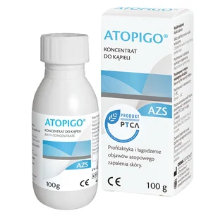 Atopigo, koncentrat do kąpieli, 100 g - Problemy skórne - miniaturka - grafika 1