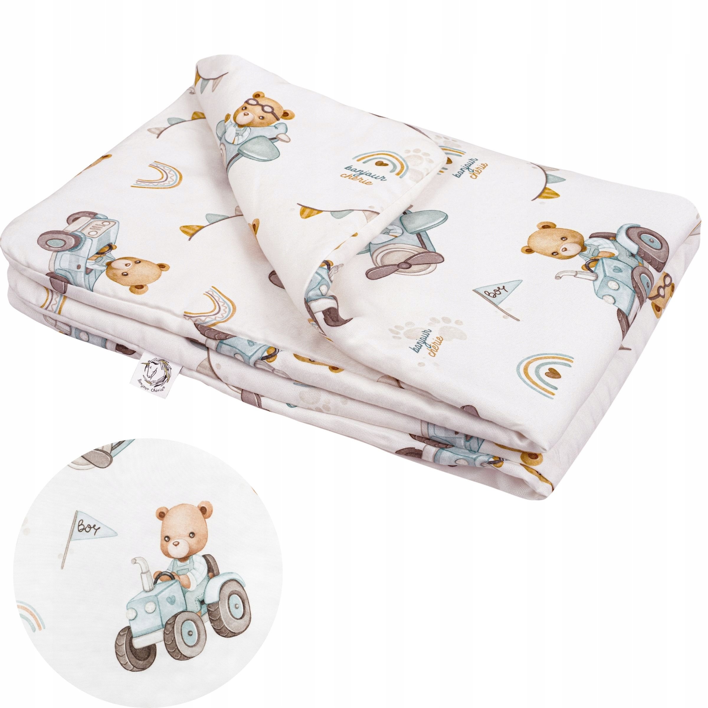 Bonjour Cherie Kołderka bawełniana 100/135 Traktory